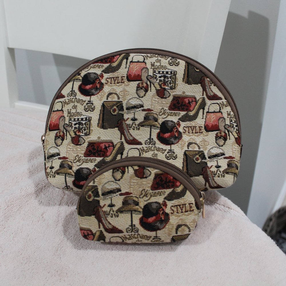 NWOT Signare Makeup Bags